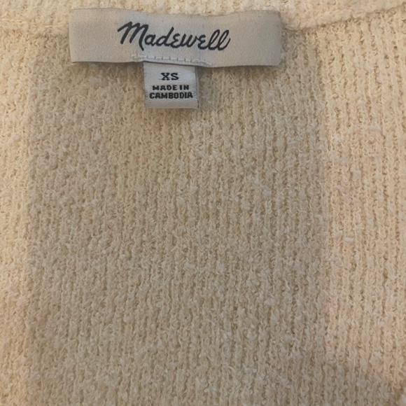 Madewell Rainbow Henley Short Sleeve Chenille in XS - Picture 7 of 8